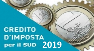 Agevolazione Credito di imposta 2019 (Bonus Sud)